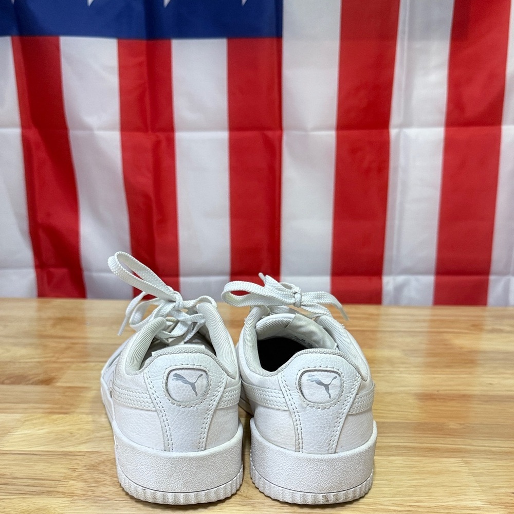 Puma White Leather Sneakers - Picture 4 of 6